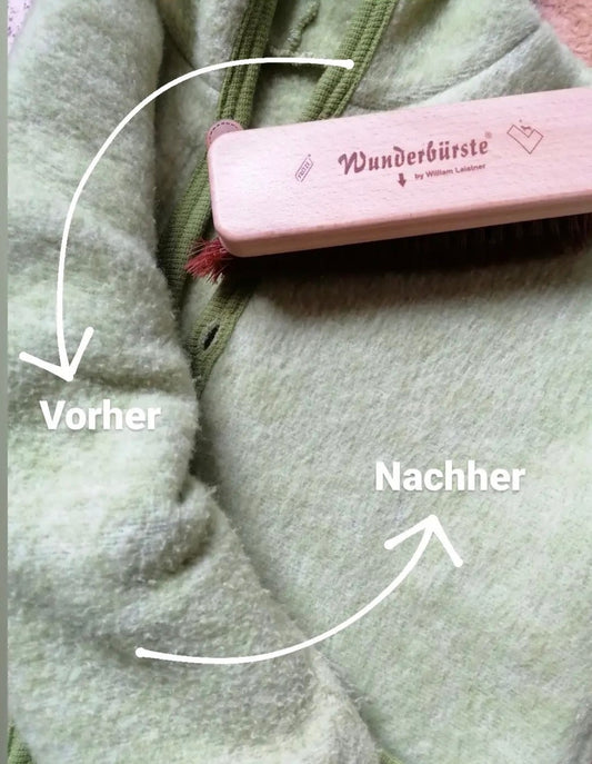 Wolle bürsten