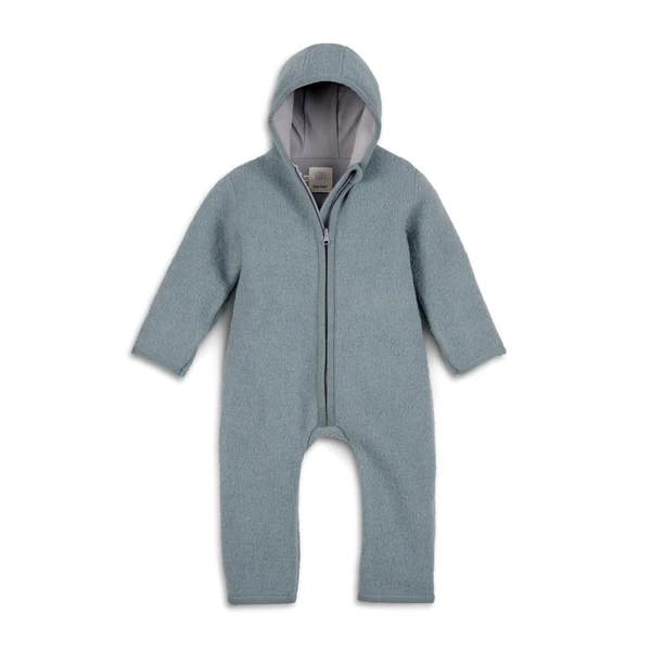 Bio Wollwalk Overall rauchblau