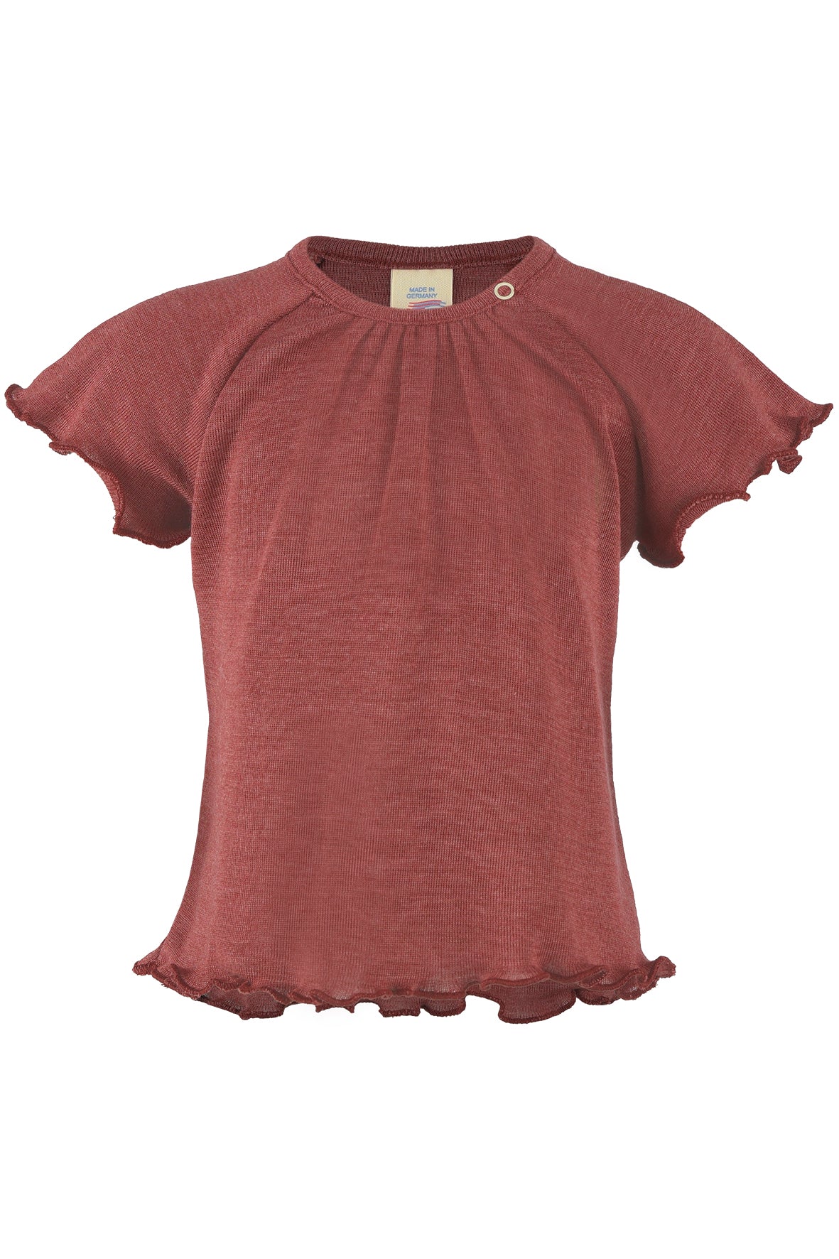 Shirt kurz Wolle/Seide kupfer