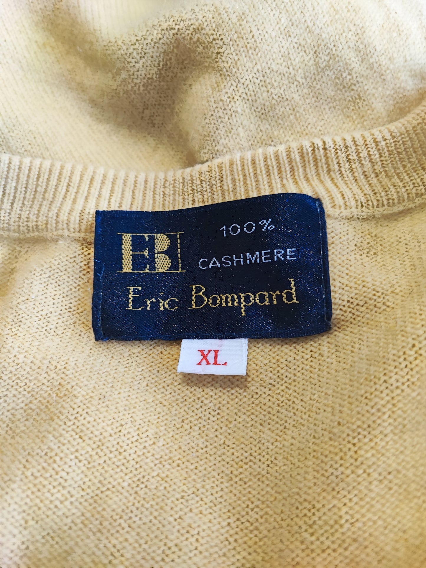 Pullunder Kaschmir Gelb Gr. XL / Modell 58