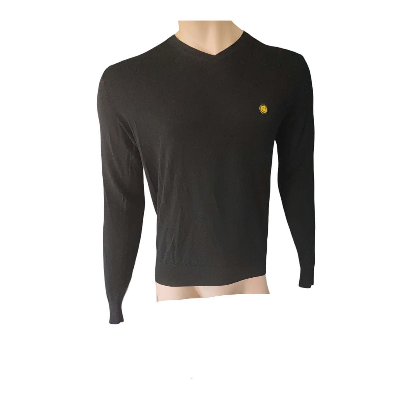Pullover Schurwolle schwarz Gr. M / Modell 21