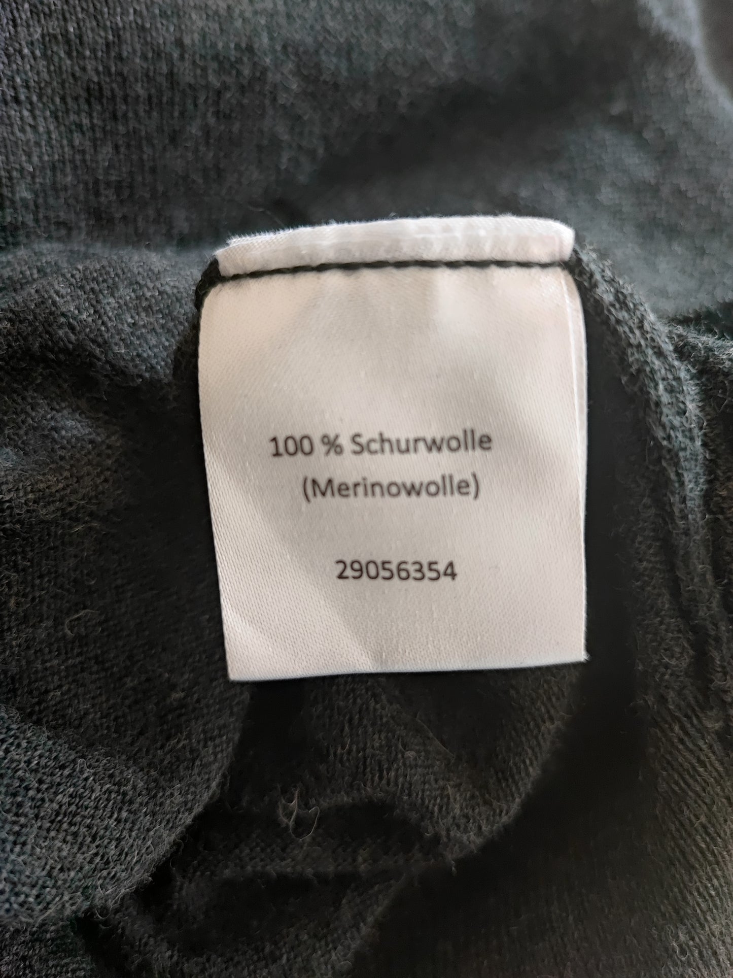 Pullover Merinowolle anthrazit Gr. L / Modell 27