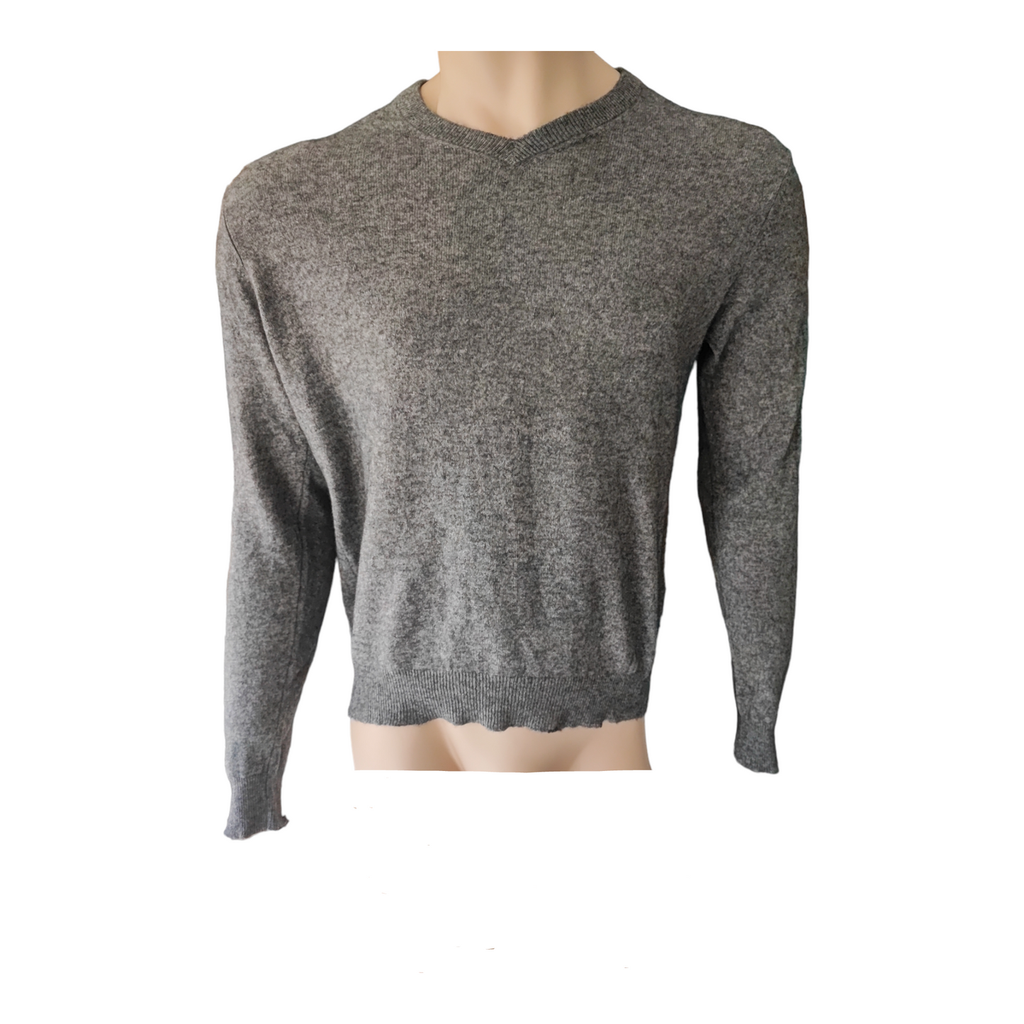 Pullover Kaschmir grau Gr. M/L / Modell 31