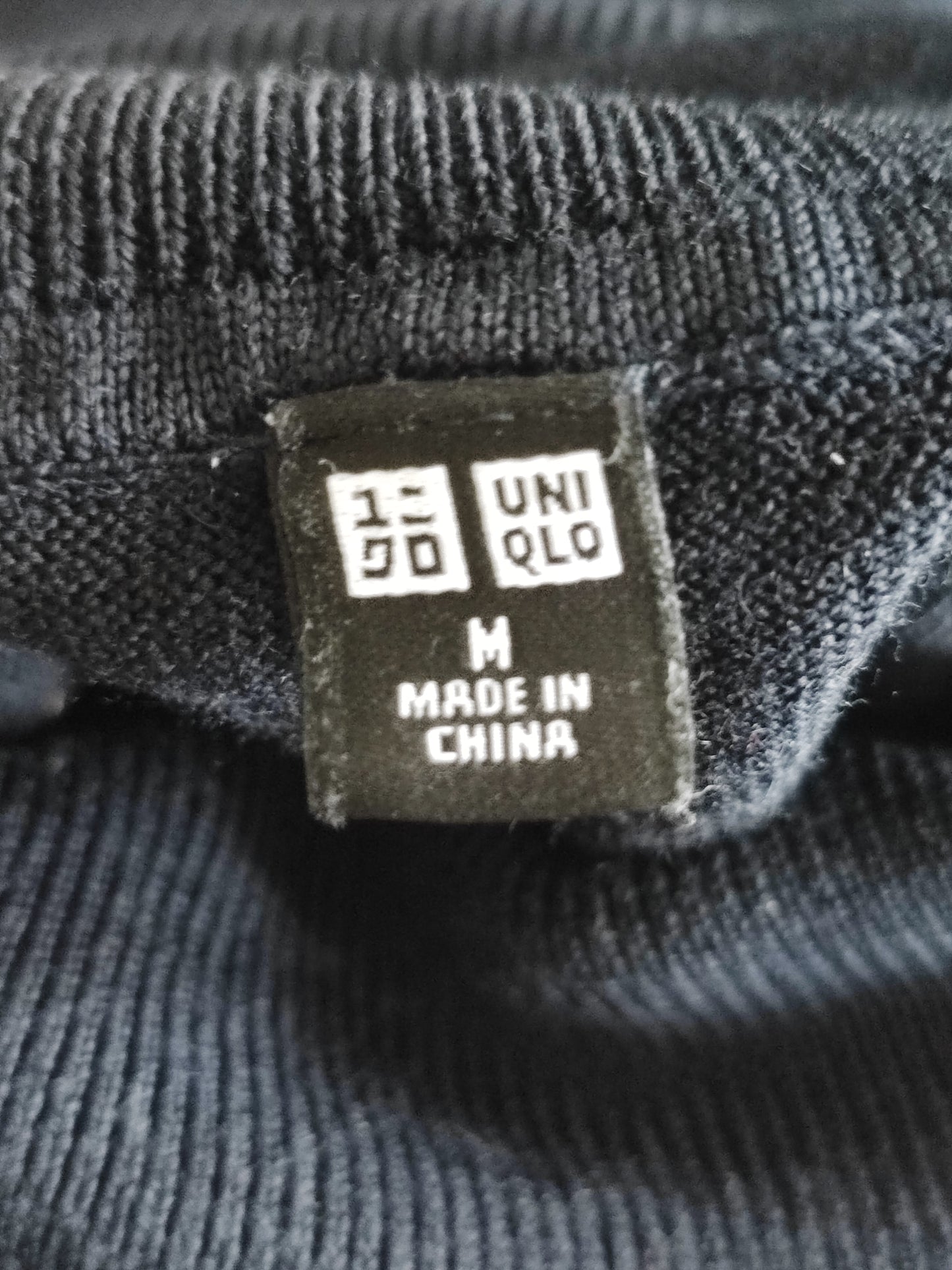 Pullover Merinowolle marine Gr. M / Modell 41