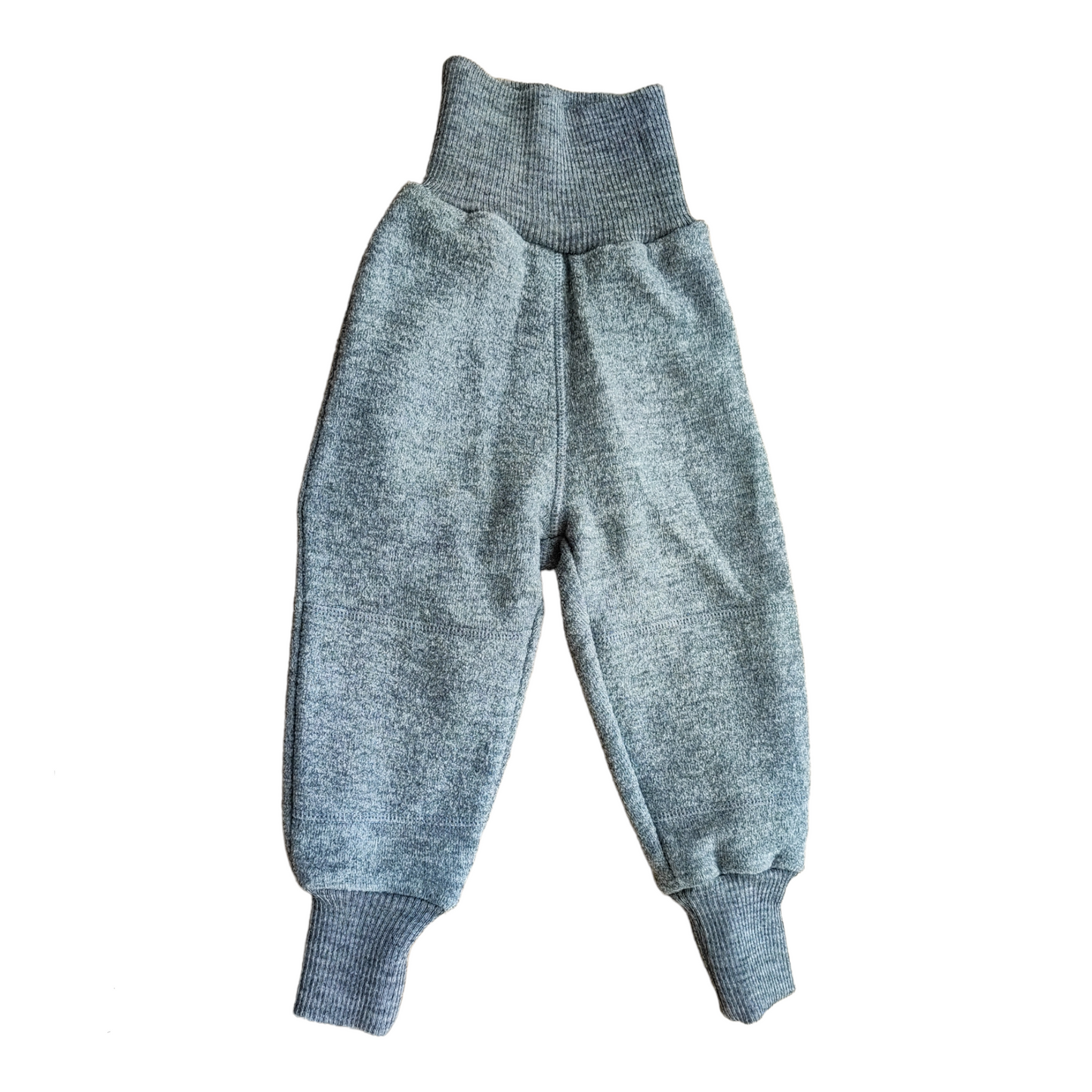 Walkhose mit Kniebesatz Merino grau