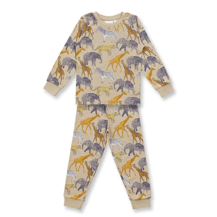 Set Hose und Langarmshirt Baumwolle Safari