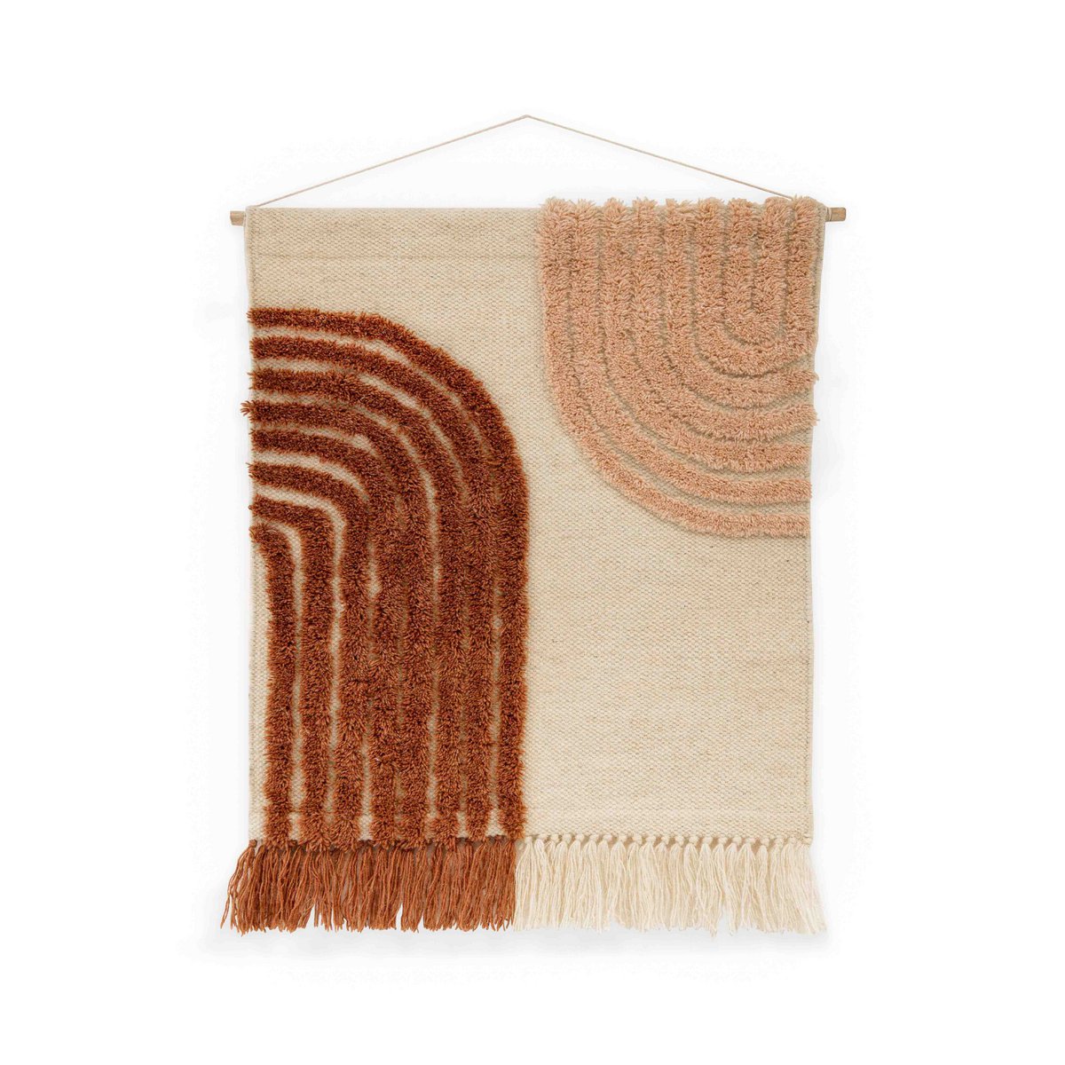 Wandbehang Wolle Rainbow