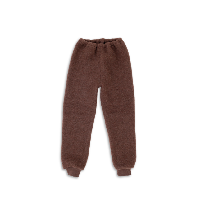 Woll-Fleece Hose zimt