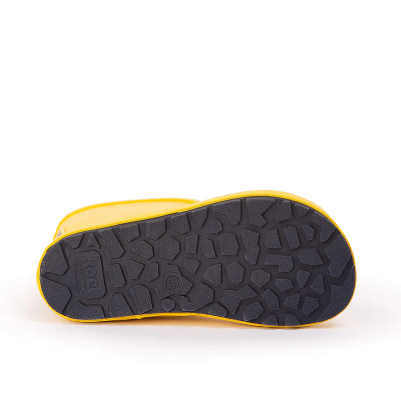 Gummistiefel Barfußschuh gelb