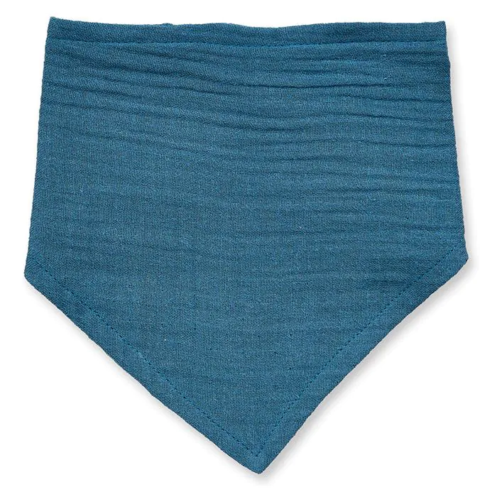 Musselin Halstuch tiefseeblau