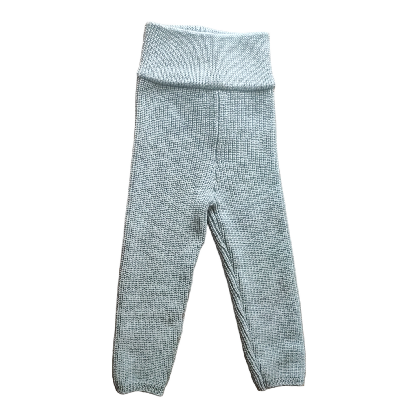 Leggings Grobstrick grau