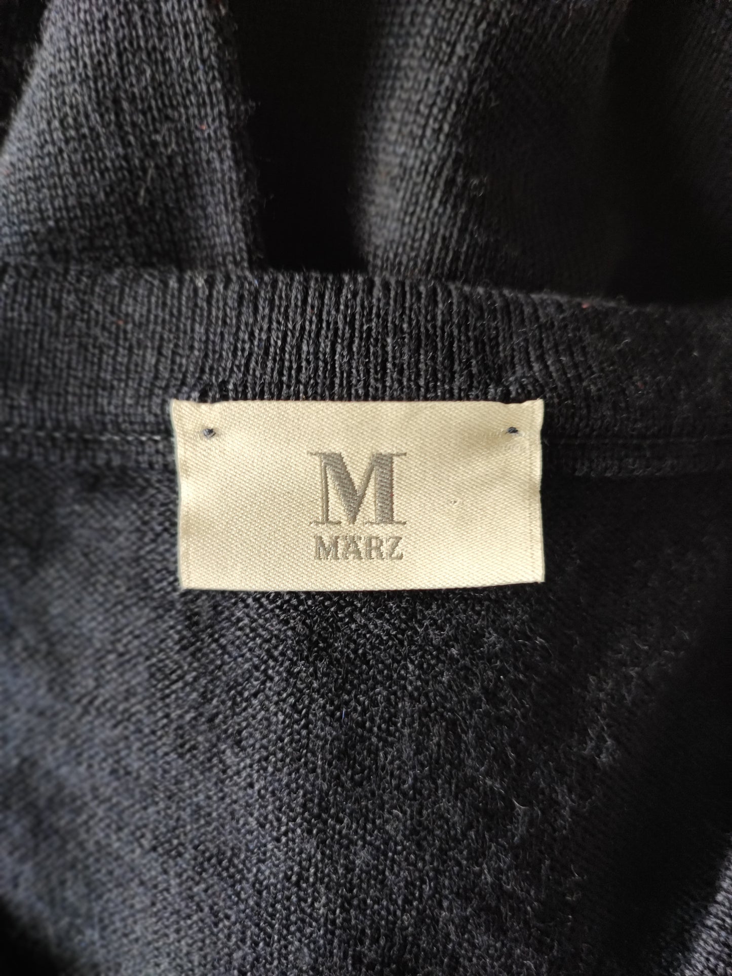 Pullover Merinowolle marine Gr. M / Modell 88