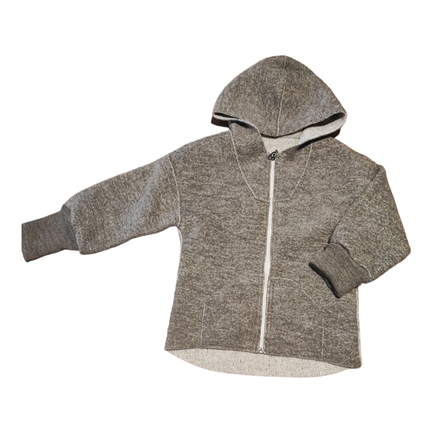 Walkjacke Übergang walnuss mit Bündchen