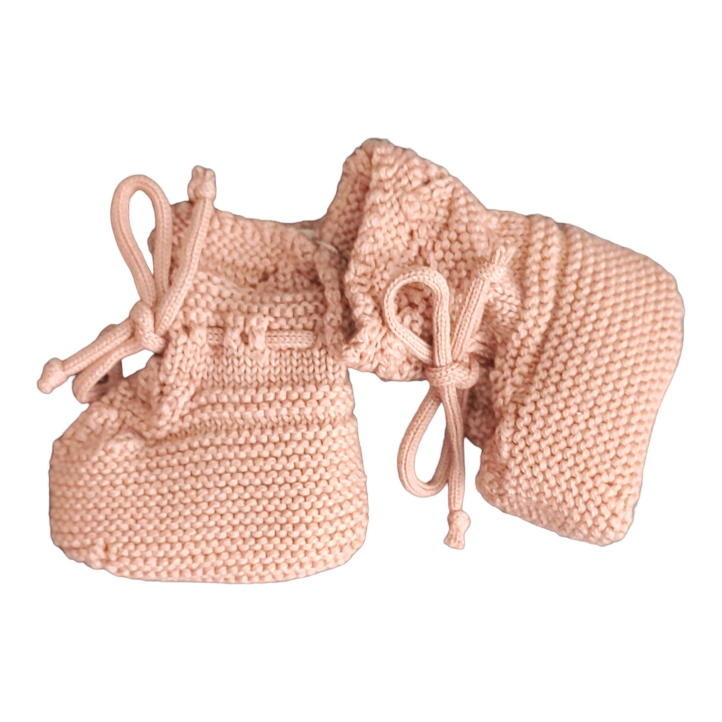 Schühchen Wollstrick rose