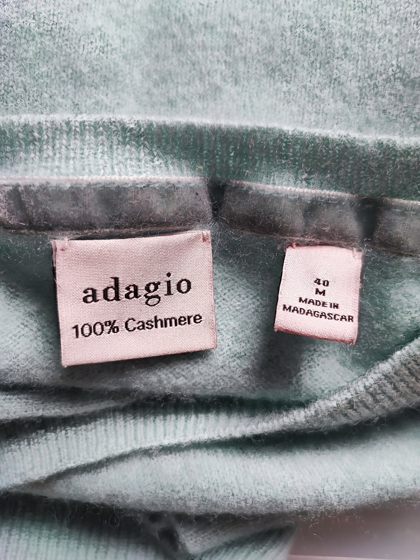 Pullover Kaschmir mint Gr. S / Modell 84