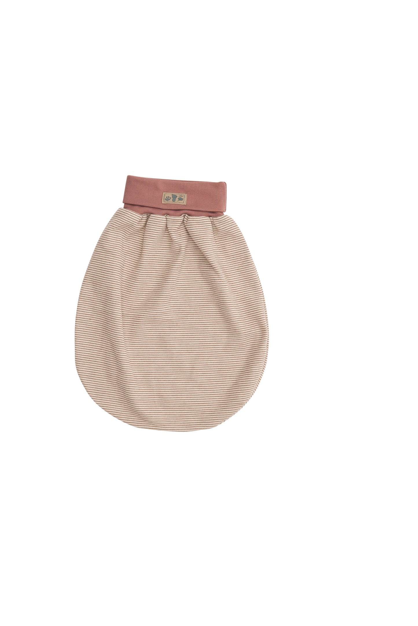 Strampelsack Wolle/Seide mauve