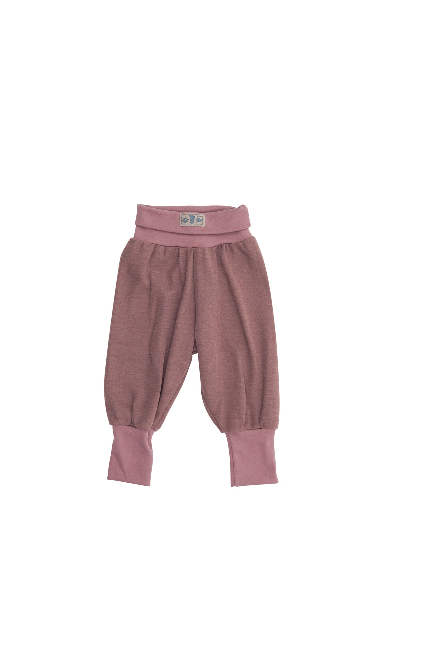 Hose Wolle/Seide mauve