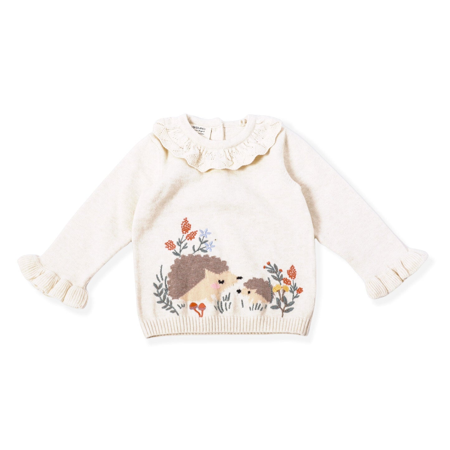 Strick-Pullover, Bio-Baumwolle Igel B-Ware