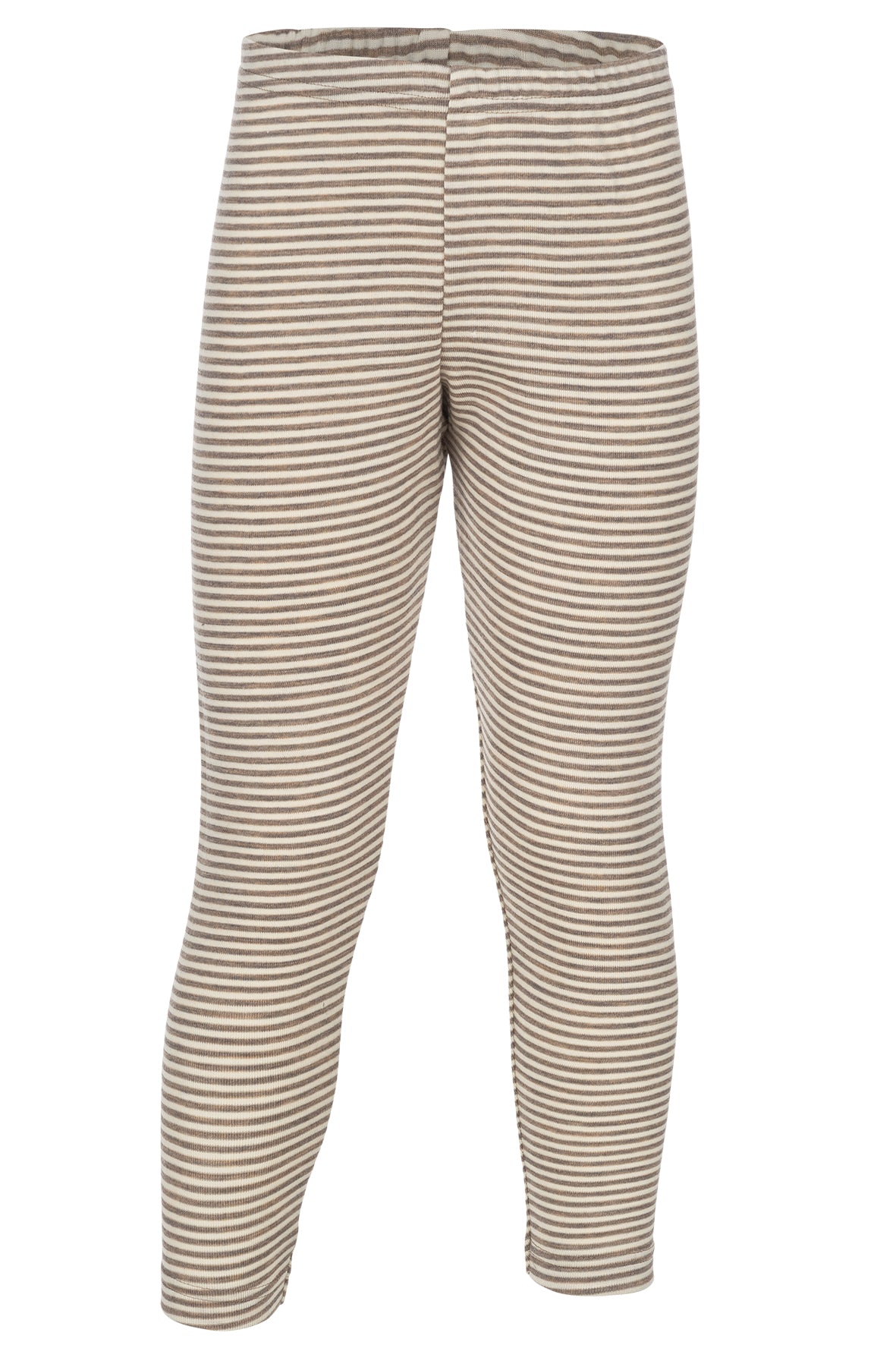 Leggings Schurwolle walnuss Ringel