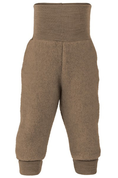 Woll-Fleece Hose walnuss