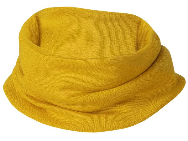 Schlauchschal Loop Wolle/Seide safran