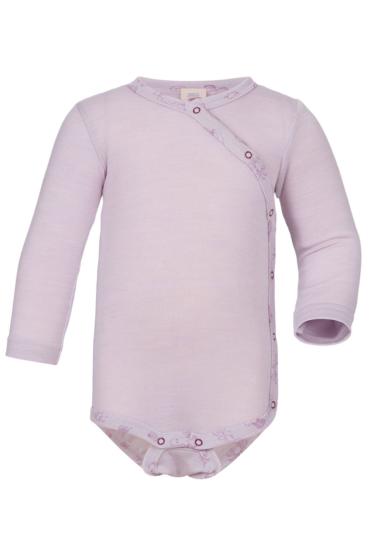 Wickelbody Wolle/Seide magnolie