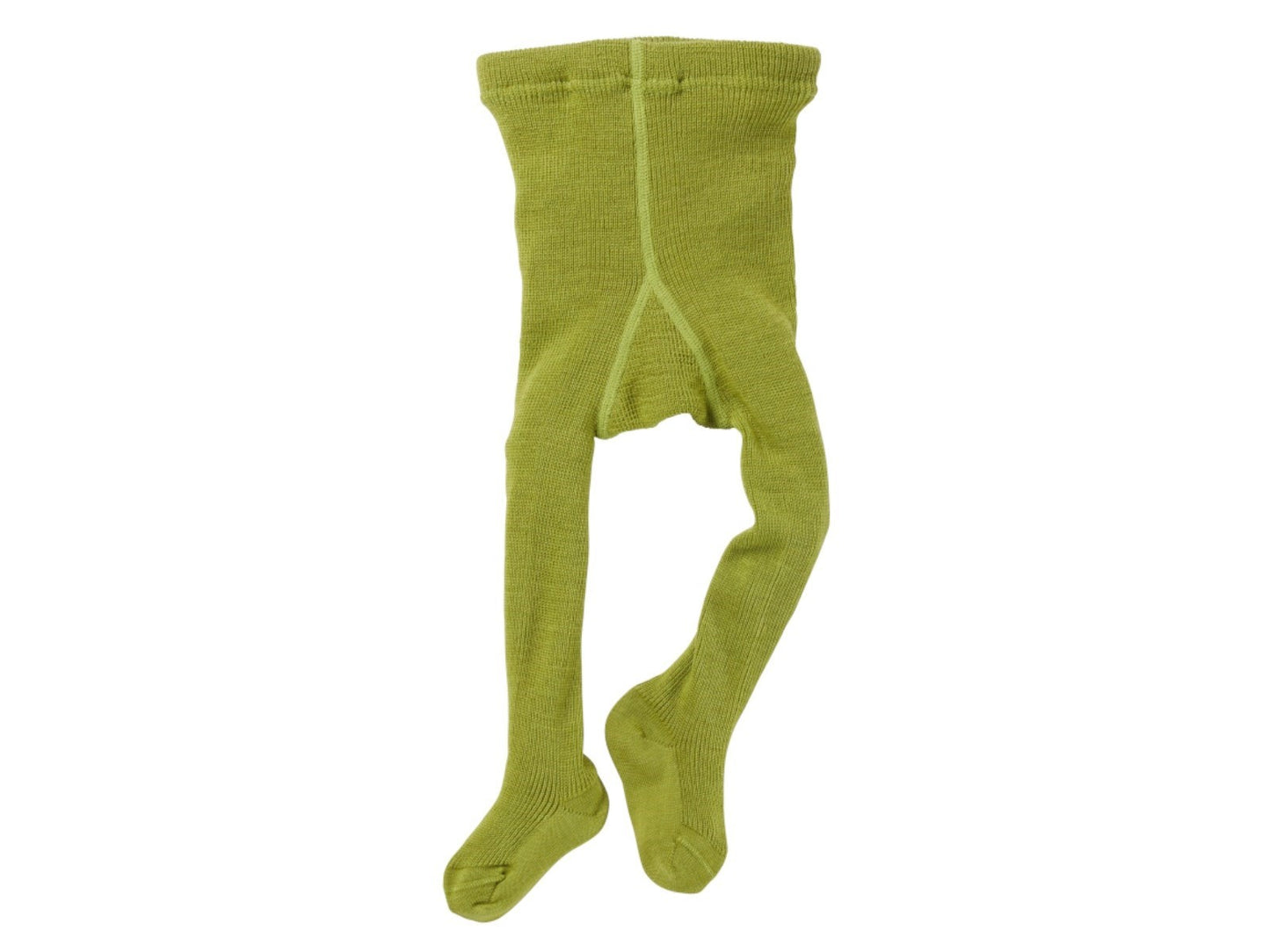 Strumpfhose aus Schurwolle moos