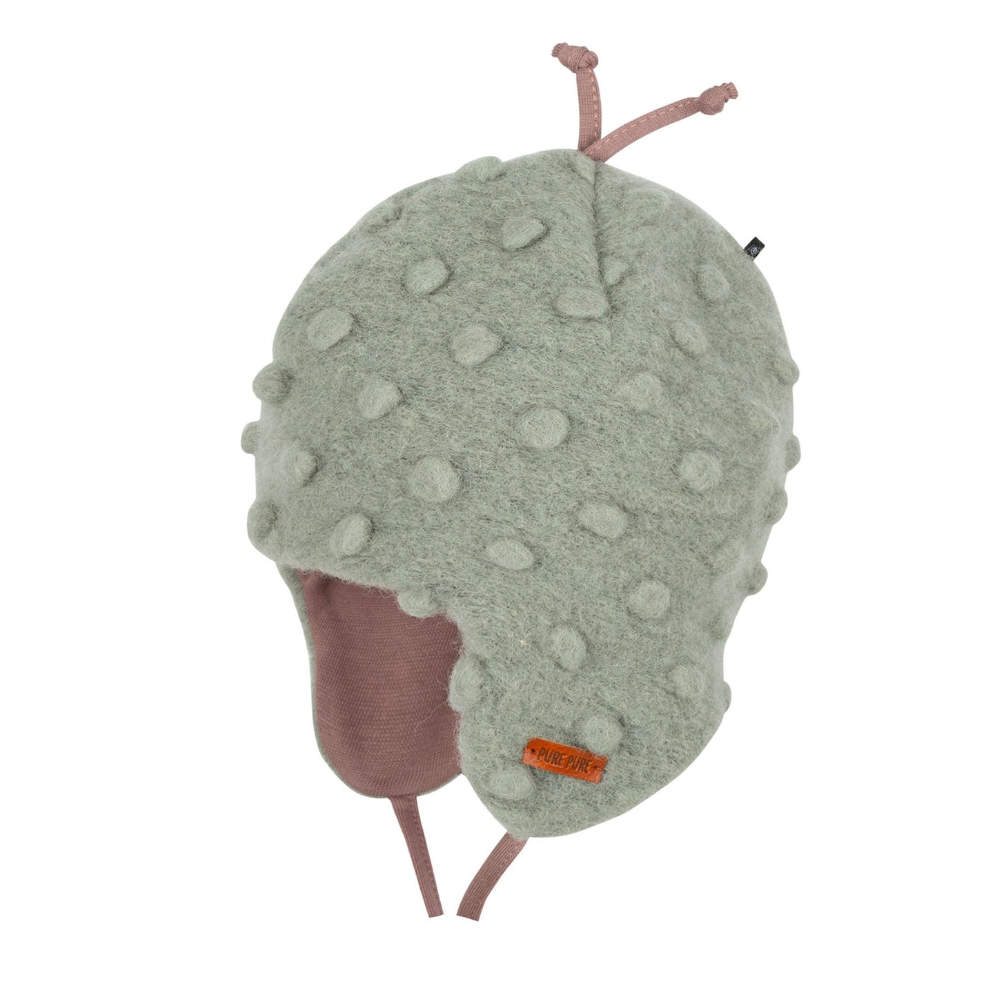 Wollwalk Mütze Popcorn seegras