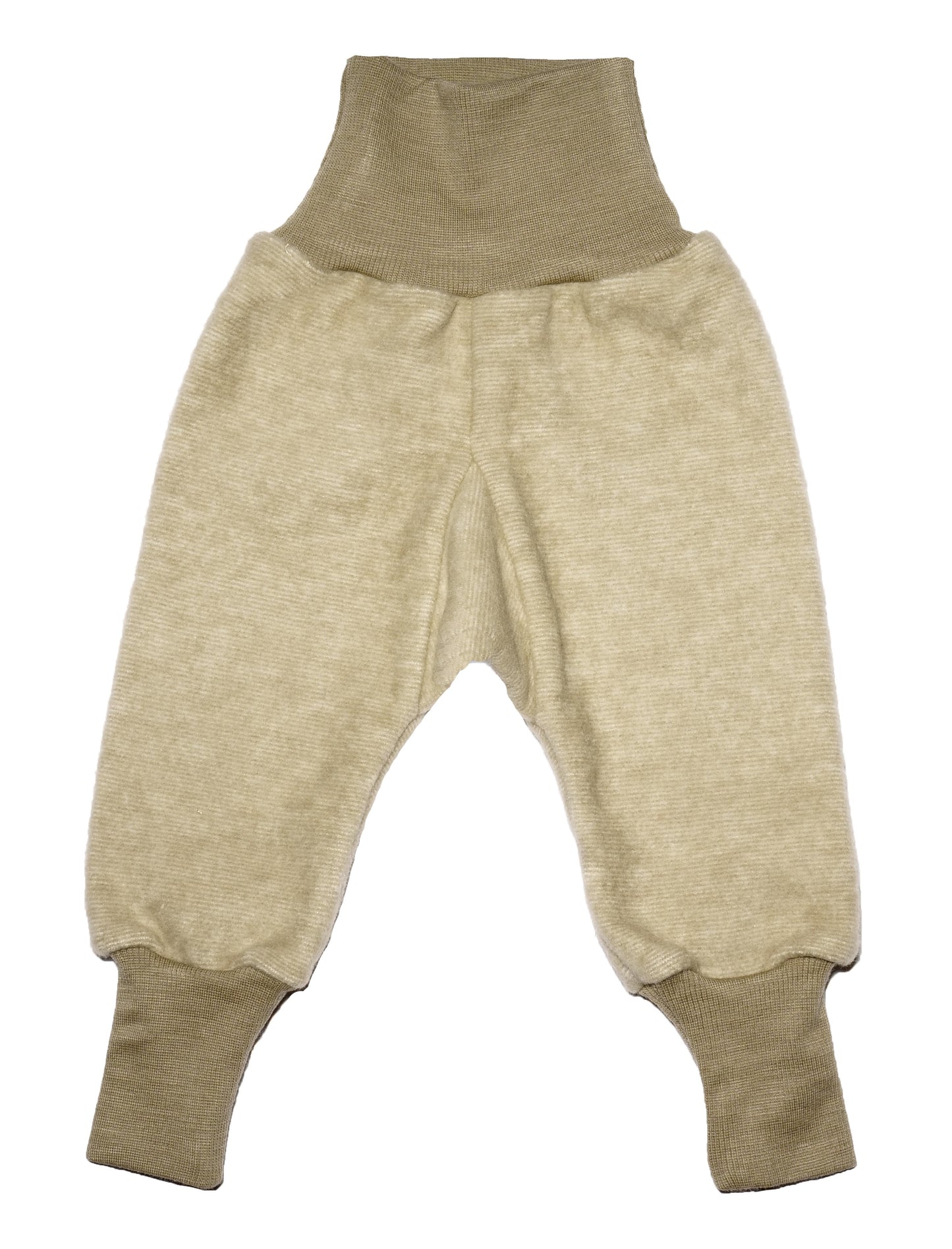 Woll-Fleece Hose latte-macchiatio