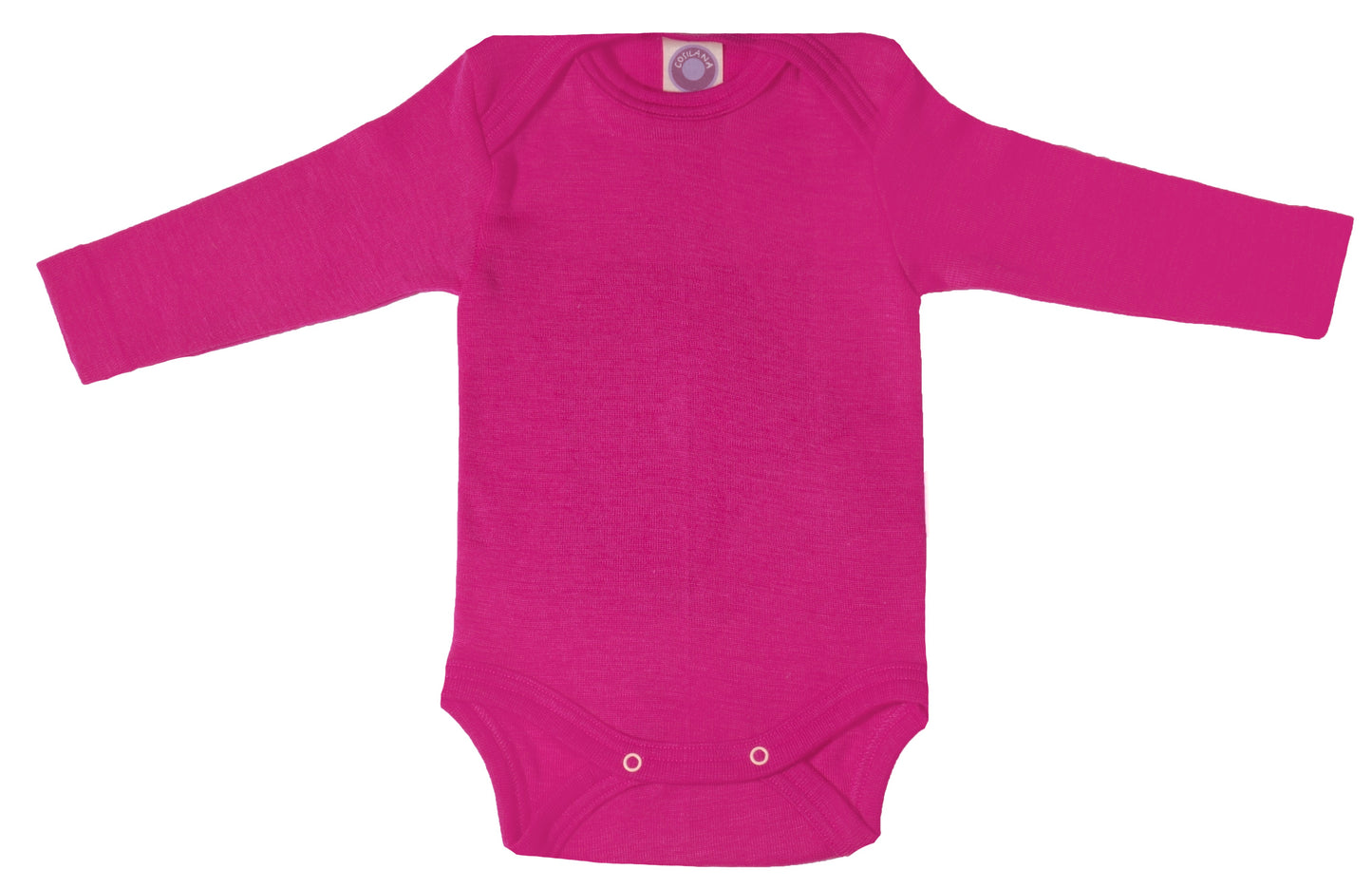Wolle/Seide Langarm-Body Pink