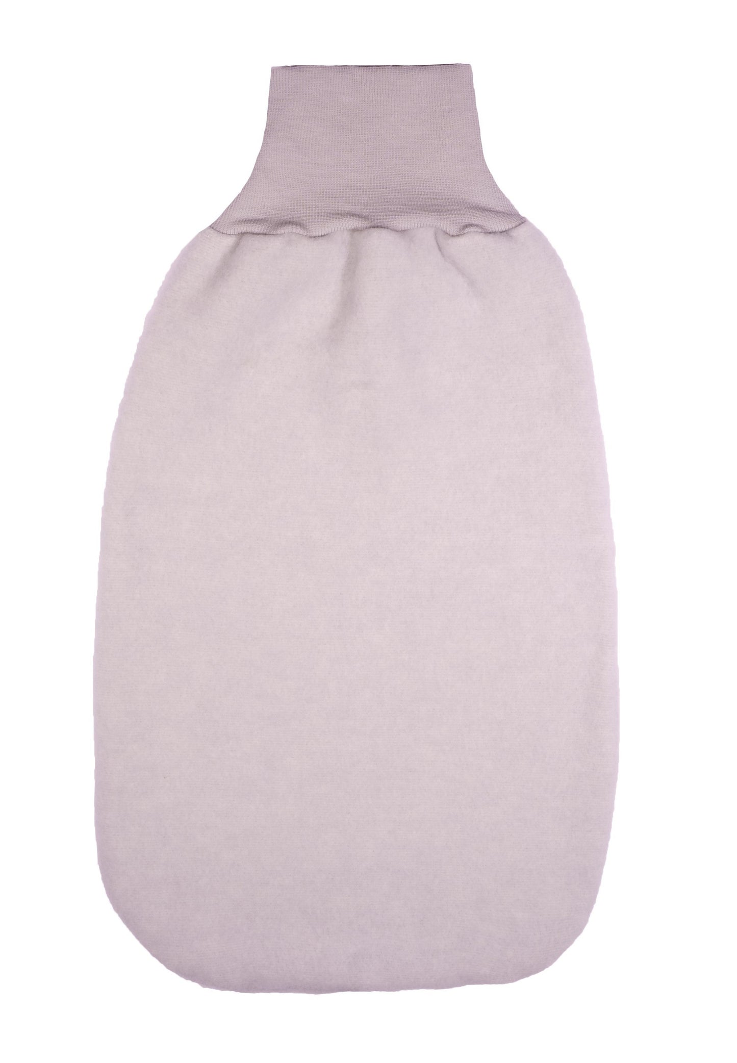 Woll-Fleece Strampelsack grau