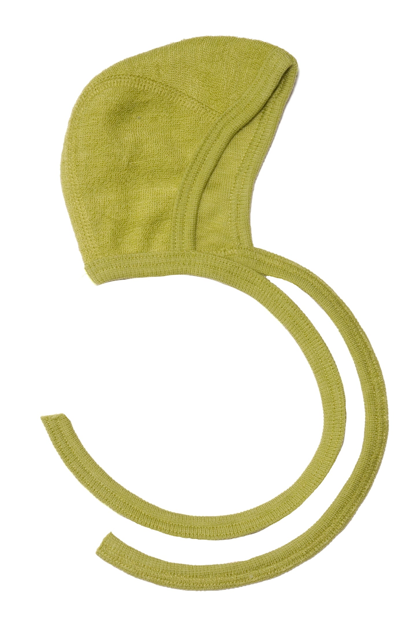 Woll-Frottee Häubchen kiwi