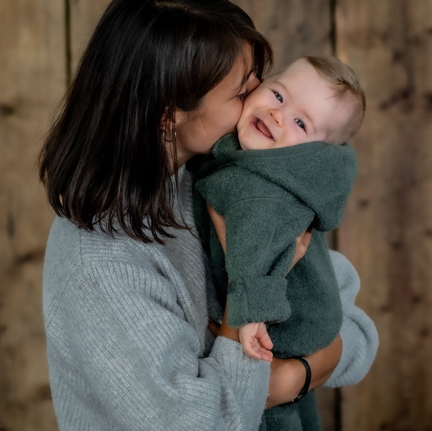 Bio Wollwalk Overall olive