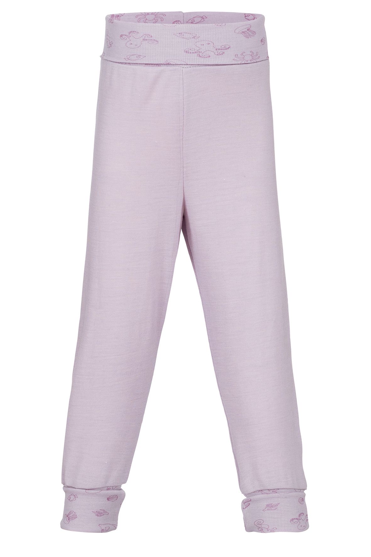 Hose Wolle/Seide magnolie