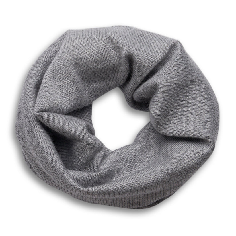 Schlauchschal Loop Merino hellgrau
