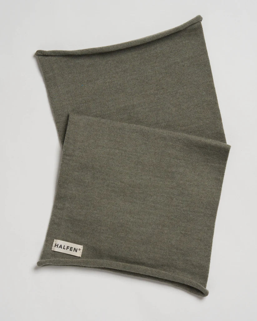 Schlauchschal Loop Merino olive