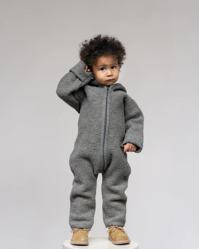 Bio Wollwalk Overall walnuss