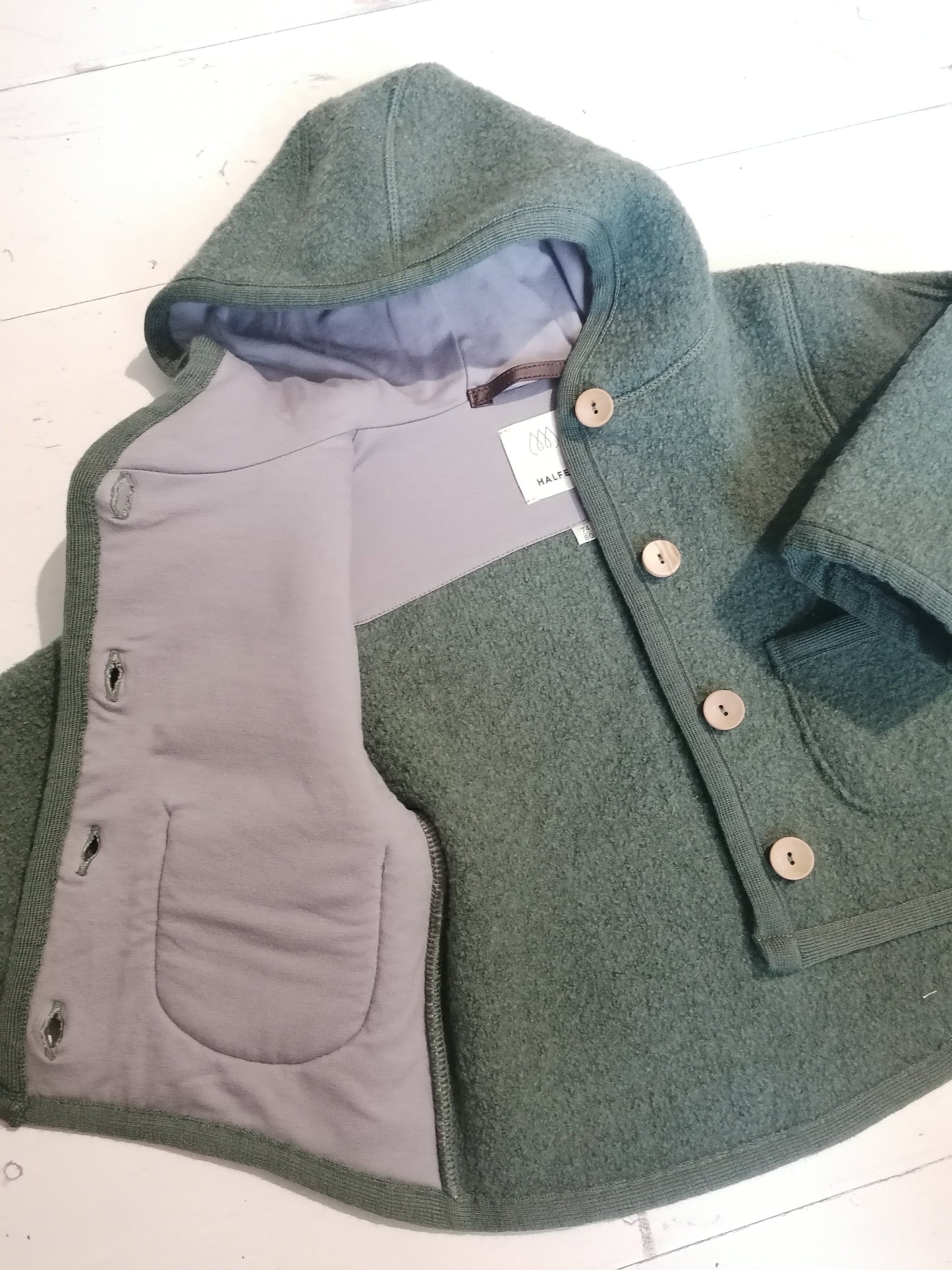 Wollwalk Jacke olive