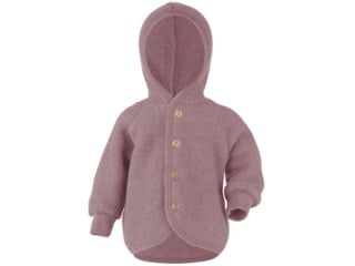 Woll-Fleece Jacke rosenholz