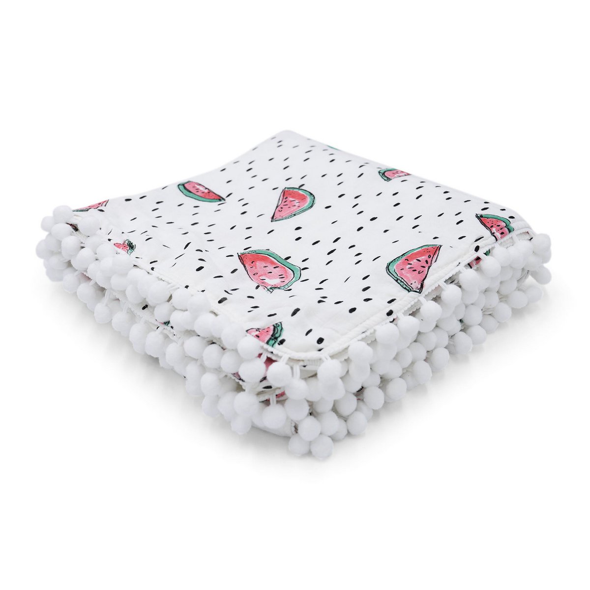 Krabbeldecke Bio-Musselin Melone