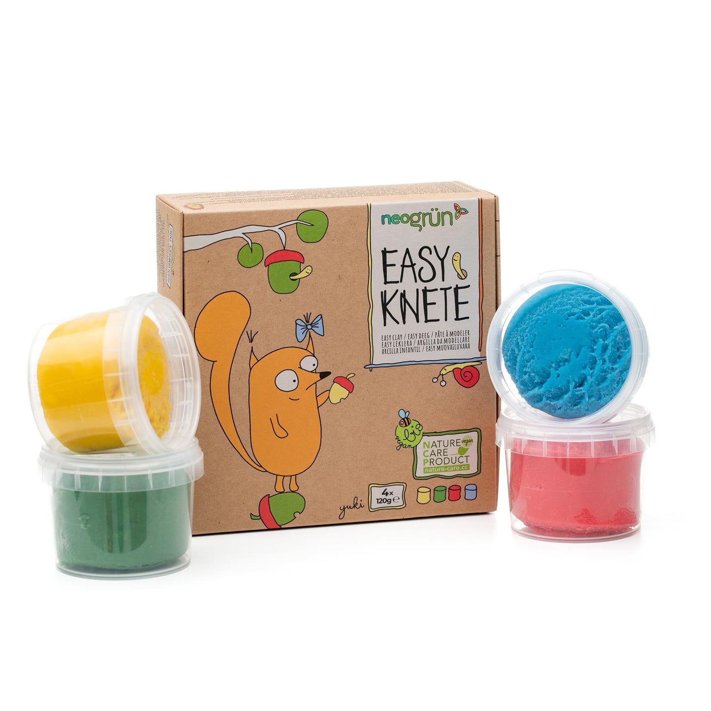 Vegane Bio-Knete 4er Set Yuki