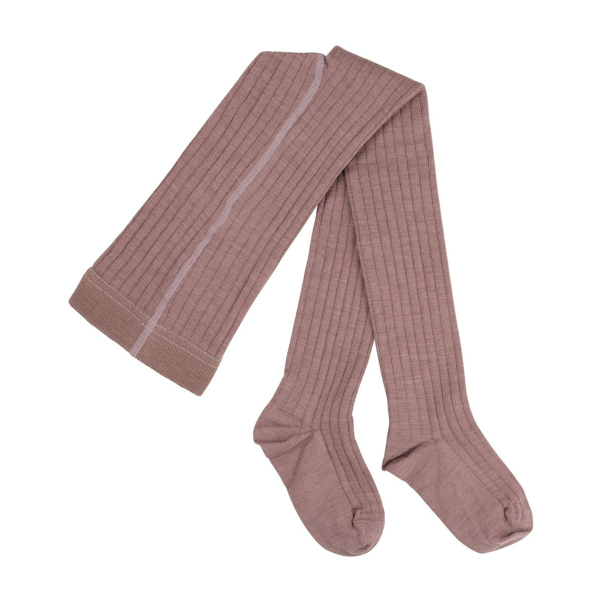 Strumpfhose Merinowolle/Baumwolle mauve
