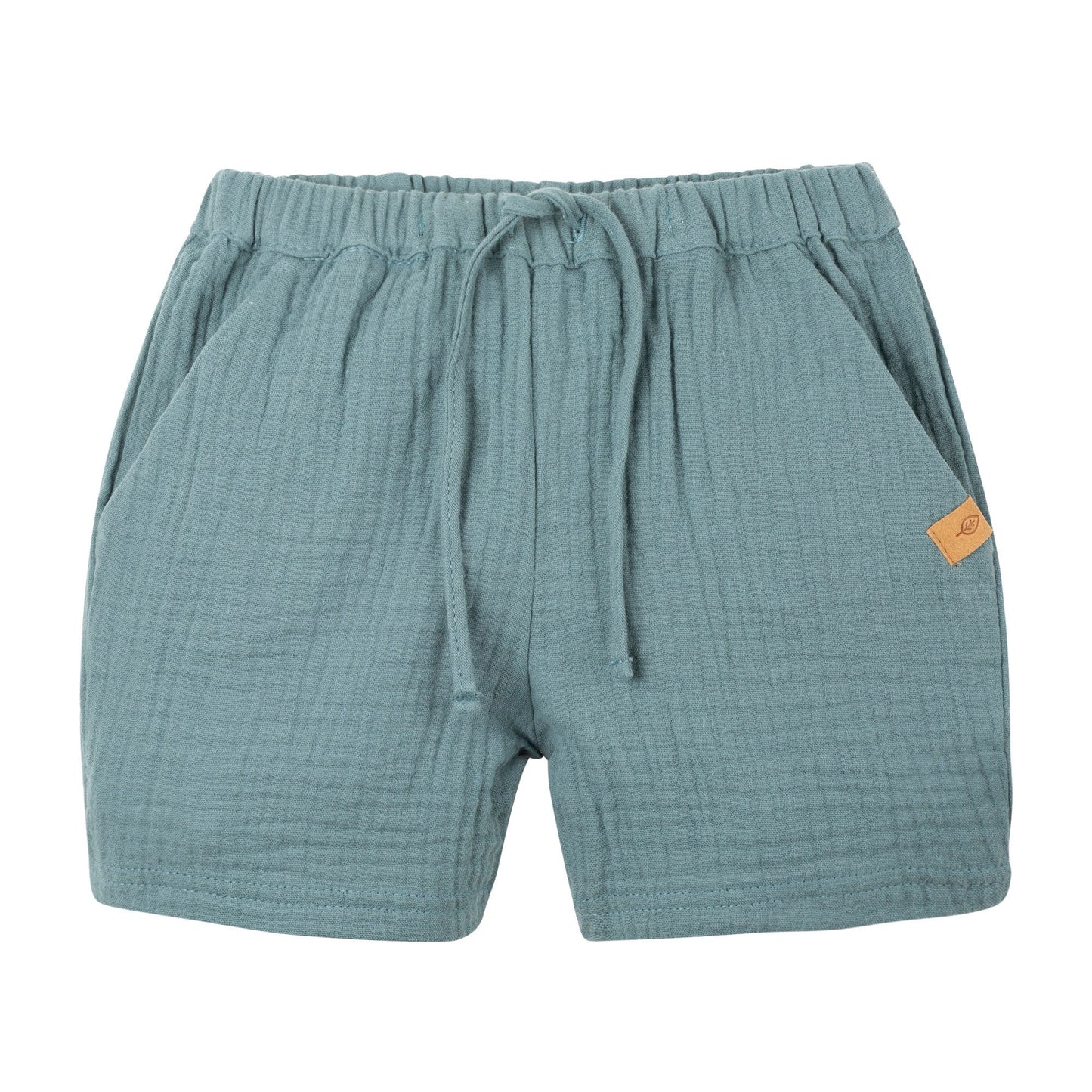 Shorts Musselin petrol