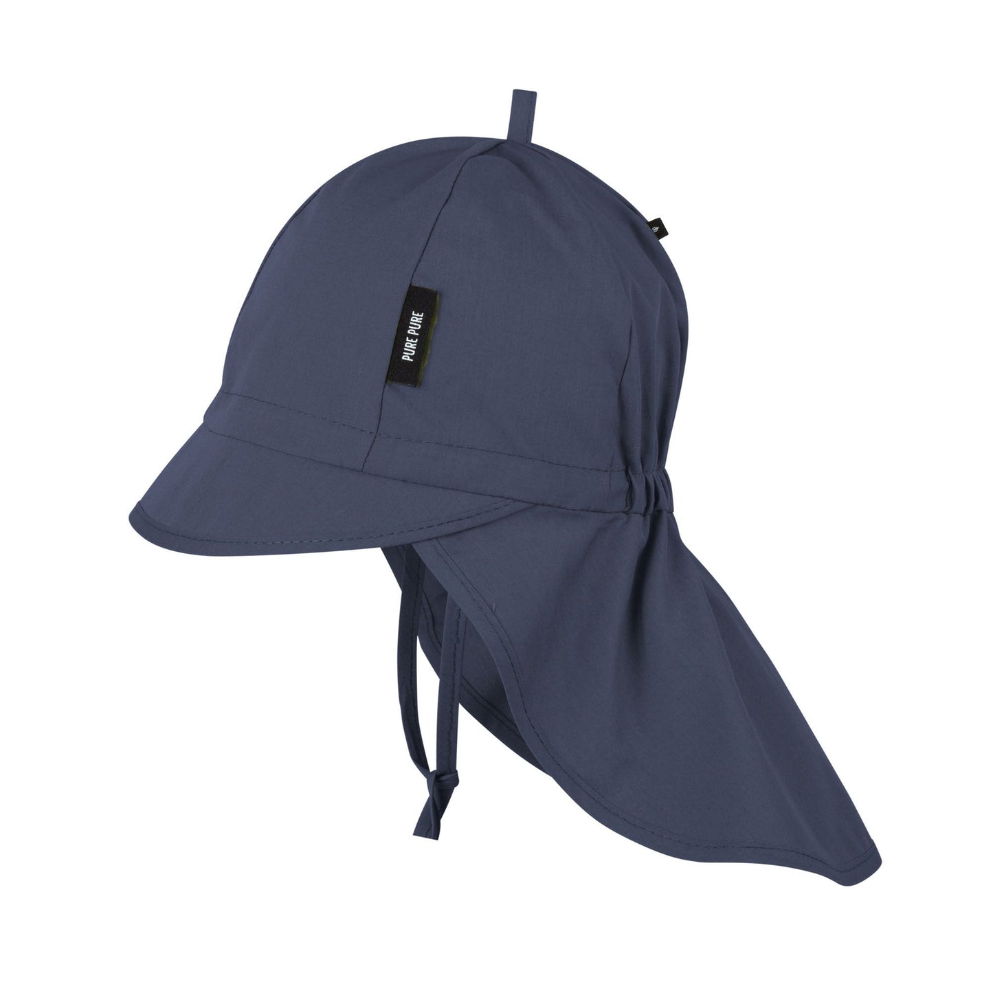 Kappe UV-Schutz 50+ mit Band marine