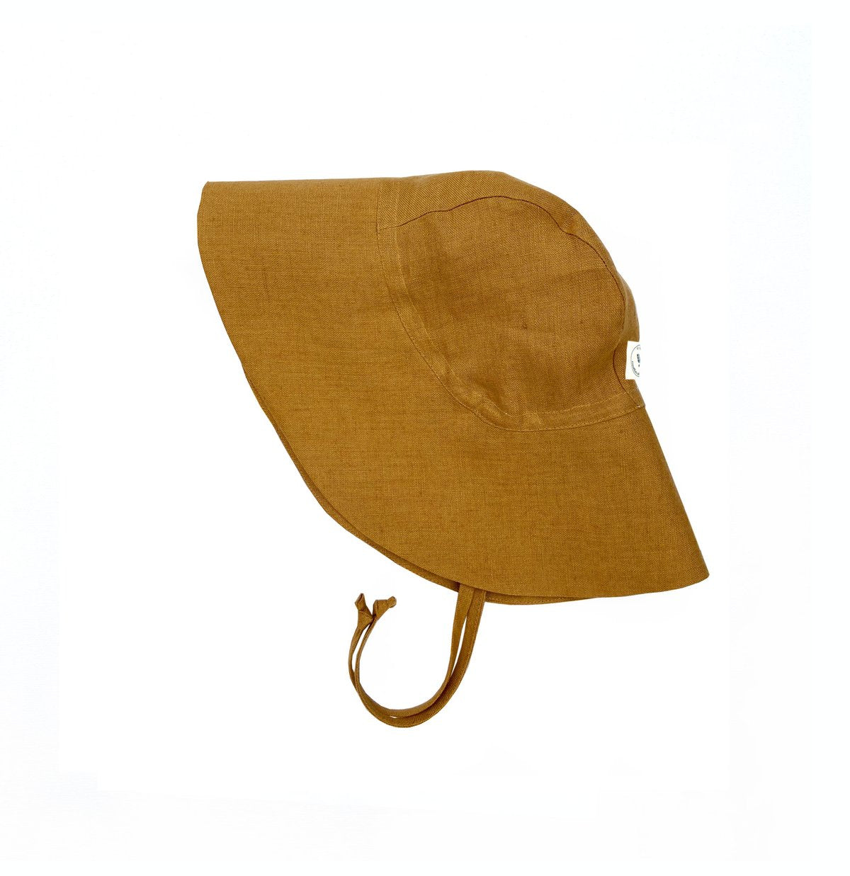 Sonnenhüte aus Leinen mustard