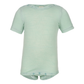 Wolle/Seide Kurzarm-Body mint
