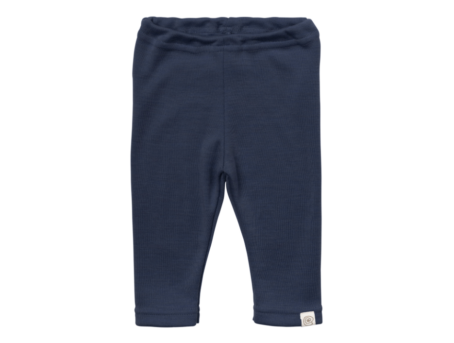 Leggings Wolle/Seide marine