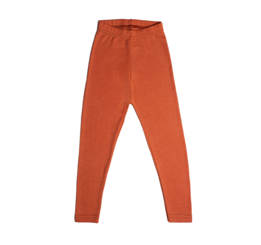 Leggings Wolle/Seide mandarine