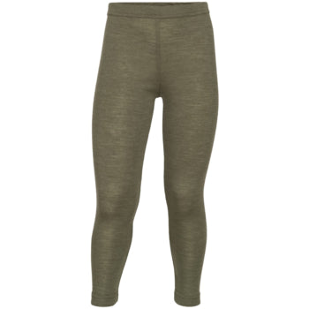 Leggings Wolle/Seide olive