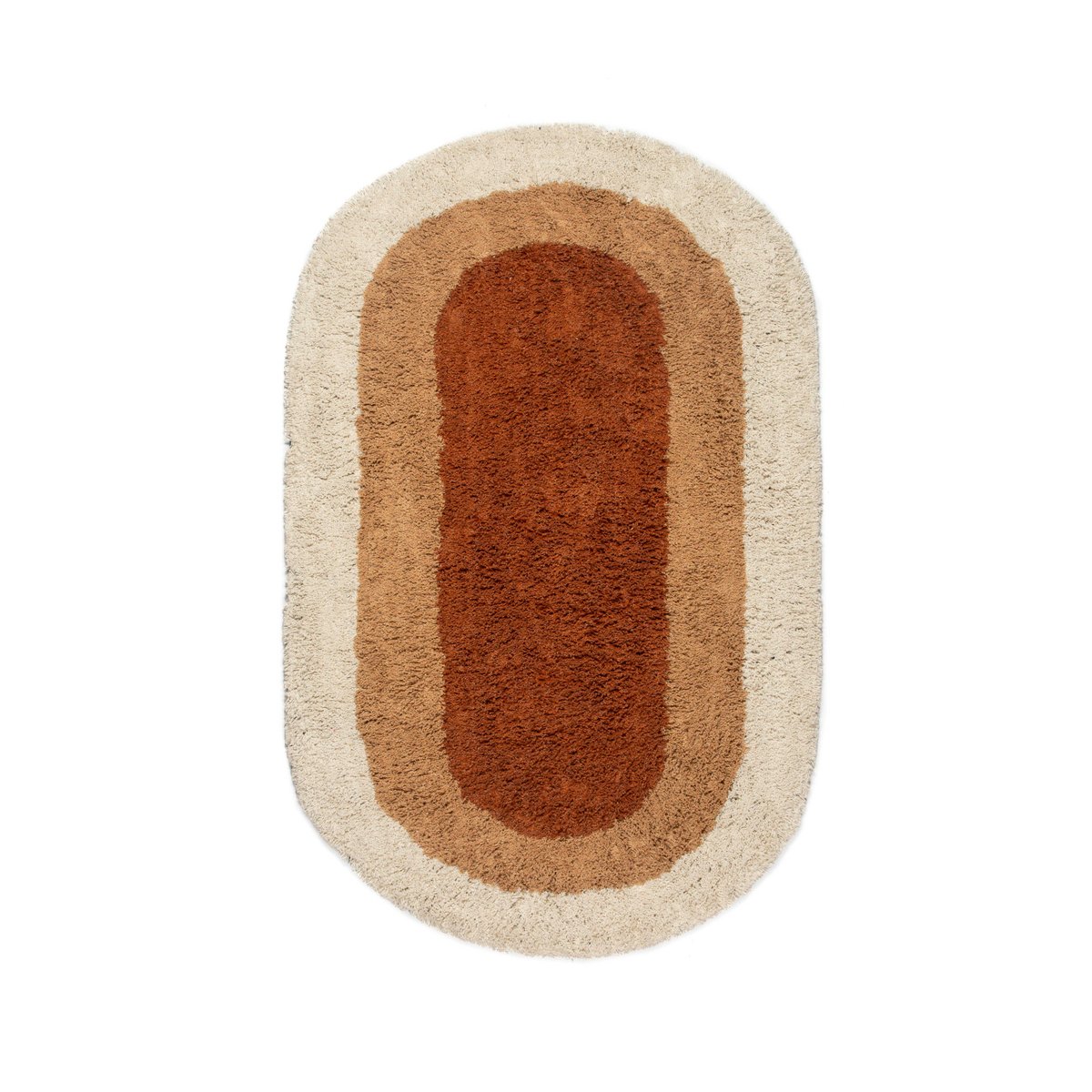 Teppich Baumwolle oval